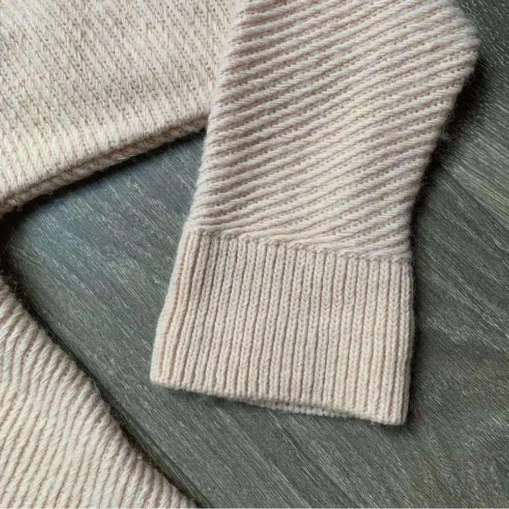 Zara Women's Knit Sweater Small pink Coquette Fairy Coastal Cottage core boho - Picture 12 of 16
